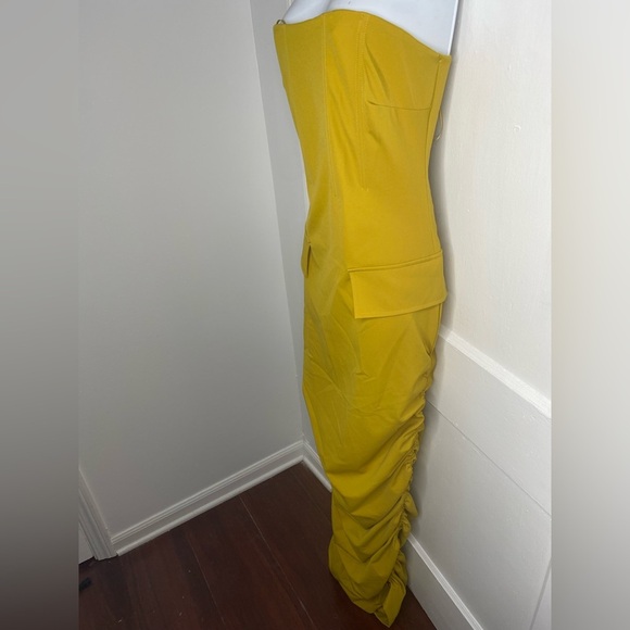 AKIRA Ash Strapless Cargo Maxi Dress - Picture 13 of 16